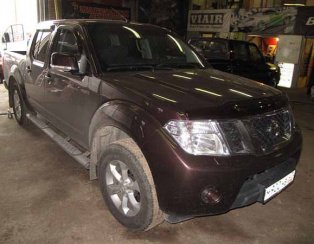 Пневмоподвеска на Nissan Navara