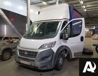 Установка пневмоподвески на заднюю ось Fiat Ducato 2017 