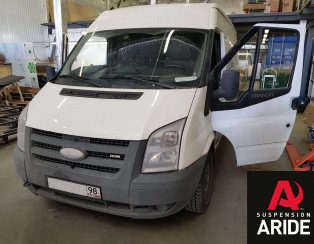 Установка пневмоподвески на заднюю ось Ford Transit передний привод