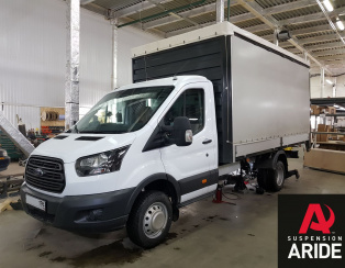 Установка пневмоподвески на заднюю ось Ford Transit