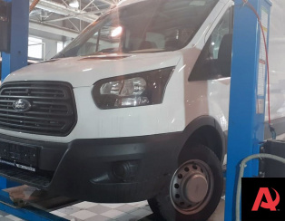 Установка пневмоподвески на Ford Transit (ЦМФ)