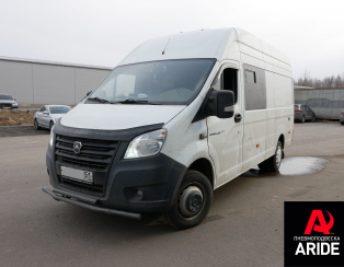 Установка полной пневмоподвески на цельнометаллическую Газель Next