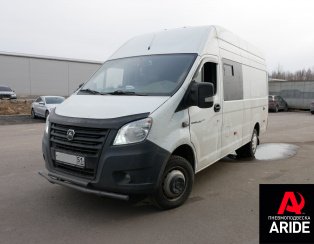 Установка полной пневмоподвески на цельнометаллическую Газель Next