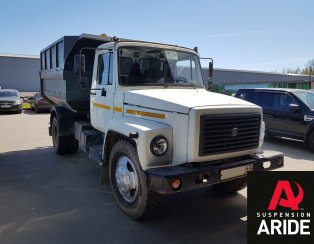 Установка пневмоподвески на заднюю ось Газон 3307 Самосвал