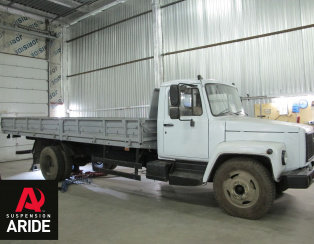 Установка пневмоподвески ГАЗ 3309 в A-ride