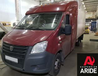 Установка пневмоподвески на переднюю и заднюю ось ГАЗ Газель Next