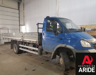 Установка пневмоподвески на переднюю и заднюю ось с системой управления, ГАЗ ВАЛДАЙ