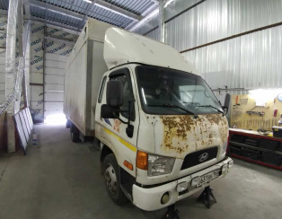 Установка пневмоподвески на Hyundai HD 78