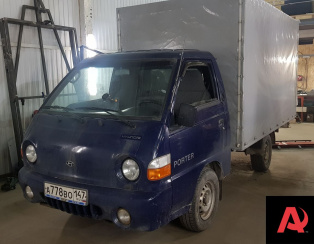 Установка пневмоподвески на заднюю ось Hyundai Porter I