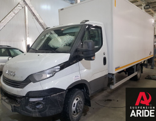 Установка пневмоподвески на заднюю ось Iveco Daily 50с, 6 поколение