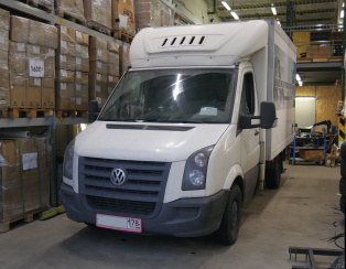 Установка пневмоподвески на VW Крафтер 35