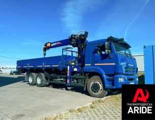 Установка вспомогательной пневмоподвески на КАМАЗ 65117