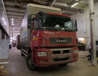 Установка пневмоподвески КАМАЗ К4 5325