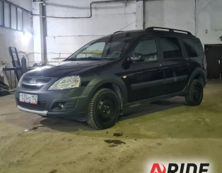 Установка пневмоподвески на Lada Largus