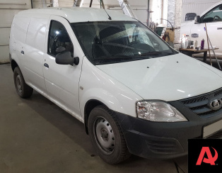 Установка пневмоподвески на заднюю ось LADA Largus