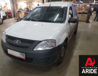 Установка пневмоподвески на заднюю ось LADA LARGUS