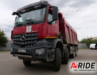 Пневмоподвеска на самосвал Mercedes Arocs 4145