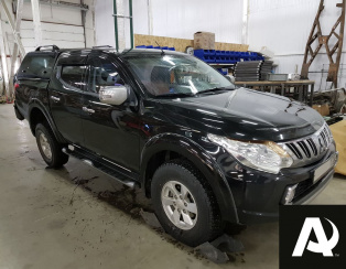 Установка пневмоподвески на заднюю ось Mitsubishi L200 2017