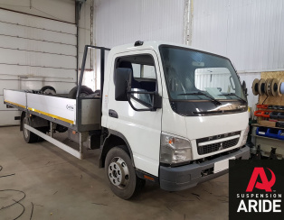Установка пневмоподвески переднюю и заднюю ось и системы управления Mitsubishi Canter C