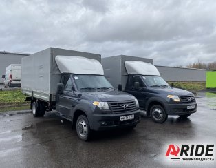 Пневмоподвеска на УАЗ Профи Полуторка