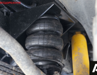 Установка пневмоподвески на переднюю и заднюю ось УАЗ 452, Буханка