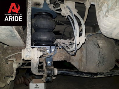 Рис. 6 Наши проекты: Установка задней пневмоподвески ﻿Ford Transit RWD