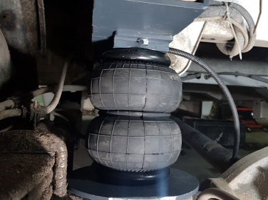 Рис. 2 Наши проекты: Пневмоподвеска на Renault Master для грузоподъемности - Этапы установки