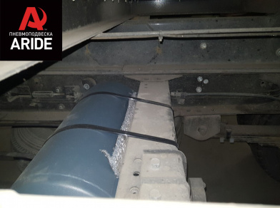 Рис. 3 Наши проекты: Пневмоподвеска на Hyundai HD 35 - Этапы установки