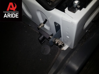 Рис. 6 Наши проекты: Установка задней пневмоподвески с управление из салона ﻿ГАЗ (GAZ) Газель NEXT