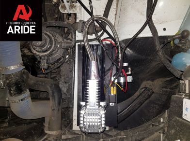 Рис. 7 Наши проекты: Установка задней пневмоподвески с управление из салона ﻿ГАЗ (GAZ) Газель NEXT