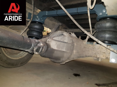 Рис. 4 Наши проекты: Установка задней пневмоподвески ГАЗ (GAZ) Газель NEXT Бизнес