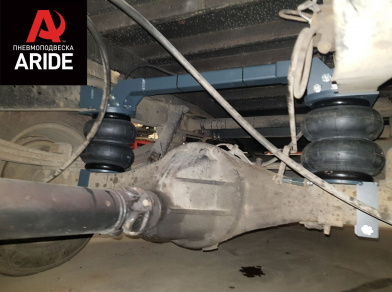 Рис. 5 Наши проекты: Установка задней пневмоподвески ГАЗ (GAZ) Газель NEXT Бизнес