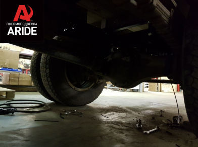 Рис. 3 Наши проекты: Установка комплекта пневмоподвески на заднюю ось с управлением из салона ﻿ГАЗ (GAZ) Газон NEXT