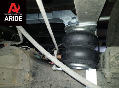 Рис. 11 Наши проекты: Установка задней пневматической подвески с управлением из салона ﻿ГАЗ (GAZ) Газель NEXT