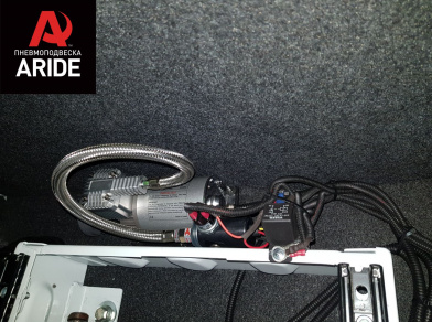 Рис. 13 Наши проекты: Установка задней пневматической подвески с управлением из салона ﻿ГАЗ (GAZ) Газель NEXT