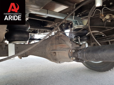 Рис. 7 Наши проекты: Установка задней пневматической подвески с управлением из салона ﻿ГАЗ (GAZ) Газель NEXT