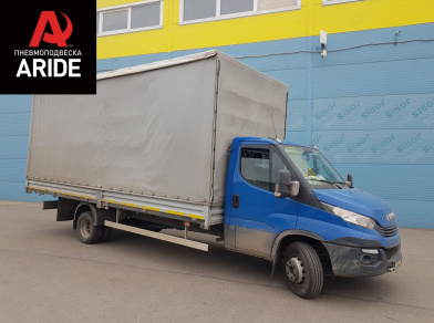 Наши проекты: Пневмоподвеска на Iveco Daily 70C для комфорта - Этапы установки от компании «ARIDE». Доступные цены, гарантия, для заказа и получения консультации звоните 8 (800) 707-52-13. Рис. 10 Наши проекты: Пневмоподвеска на Iveco Daily 70C для комфорта - Этапы установки