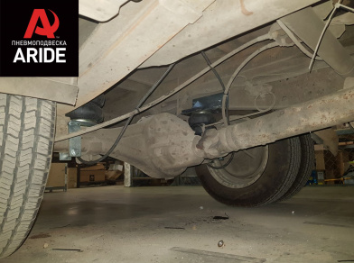 Рис. 3 Наши проекты: Установка задней пневмоподвески ГАЗ (GAZ) Газель NEXT Эвакуатор