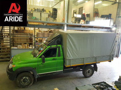 Рис. 1 Наши проекты: Пневмоподвеска на ﻿УАЗ Профи (Profi) - Этапы установки