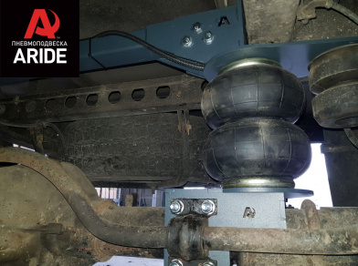 Рис. 8 Наши проекты: Пневмоподвеска на ﻿УАЗ Профи (Profi) - Этапы установки