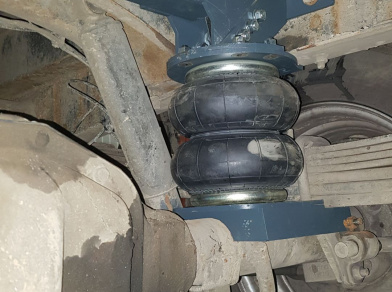 Рис. 6 Наши проекты: Установка задней пневмоподвески ﻿Iveco Daily 70C