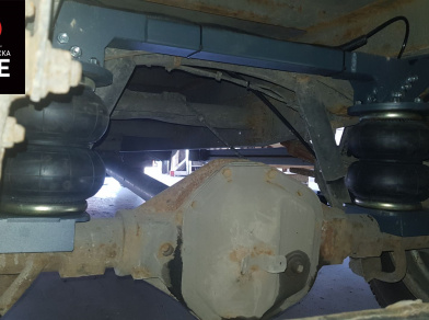 Рис. 7 Наши проекты: Установка задней пневмоподвески ﻿Iveco Daily 70C