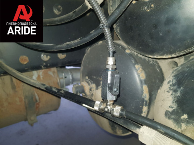 Рис. 3 Наши проекты: Пневмоподвеска на ﻿МАЗ Зубренок (43070) для комфорта - Этапы установки