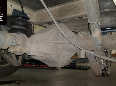 Рис. 5 Наши проекты: Пневмоподвеска на ﻿Ford Transit RWD с гарантией - Этапы установки