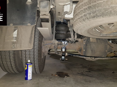 Рис. 7 Наши проекты: Пневмоподвеска на ﻿Ford Transit RWD с гарантией - Этапы установки