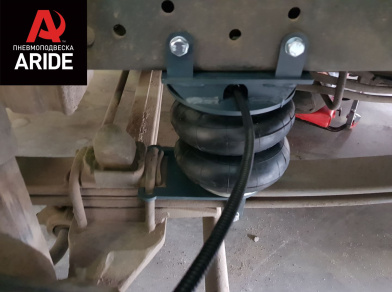 Рис. 4 Наши проекты: Пневмоподвеска на ﻿Mercedes Atego 823 - Этапы установки