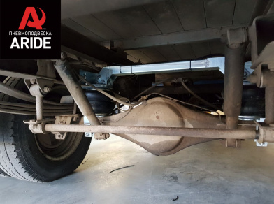 Рис. 4 Наши проекты: Пневмоподвеска на ﻿ГАЗ (GAZ) Газель для грузоподъемности - Этапы установки