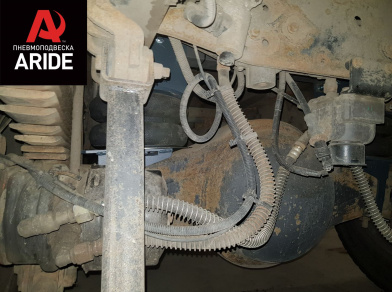 Рис. 3 Наши проекты: Пневмоподвеска на ﻿ГАЗ (GAZ) Газон NEXT с гарантией - Этапы установки