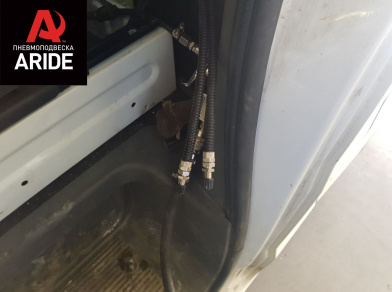 Рис. 5 Наши проекты: Пневмоподвеска на ﻿﻿ГАЗ (GAZ) Газель NEXT с гарантией - Этапы установки