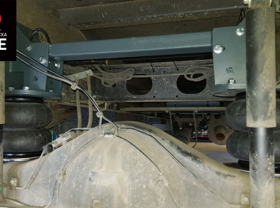 Рис. 7 Наши проекты: Пневмоподвеска на ﻿Mitsubishi Canter Euro 5 - Этапы установки